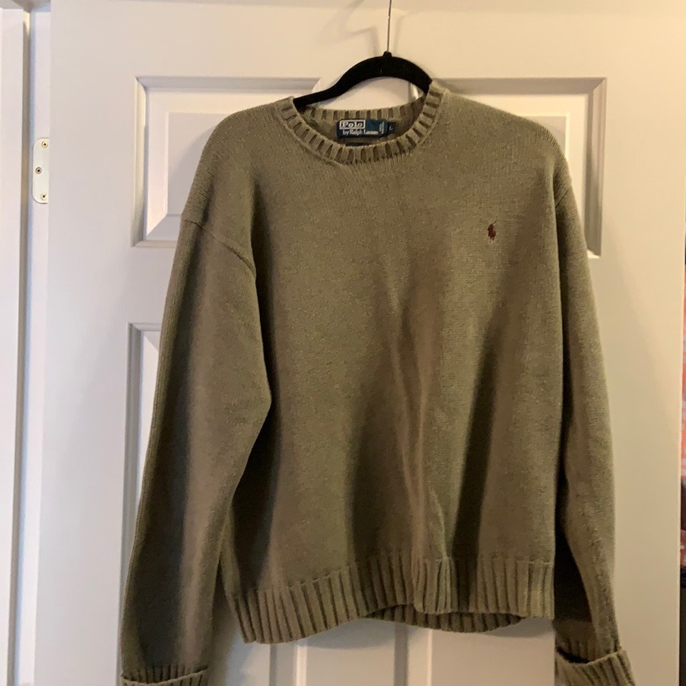 Large polo sweater